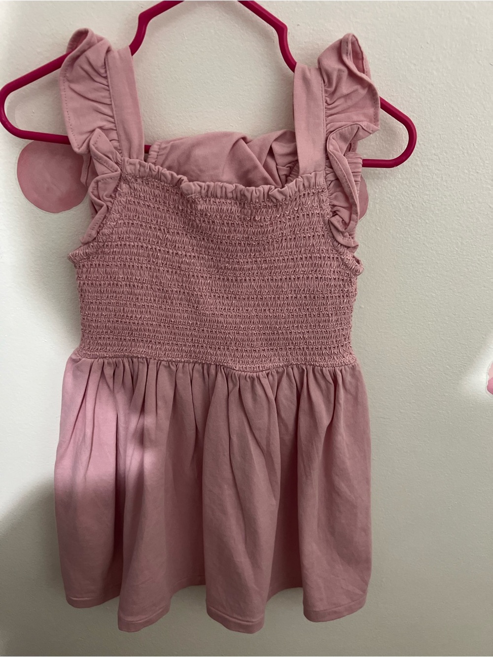 Ralph Lauren Dusty Pink Smocked Sundress